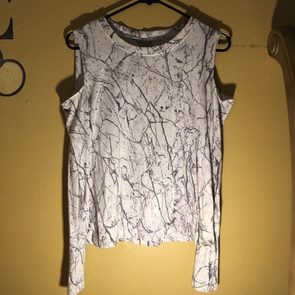 marble long sleeve shirt